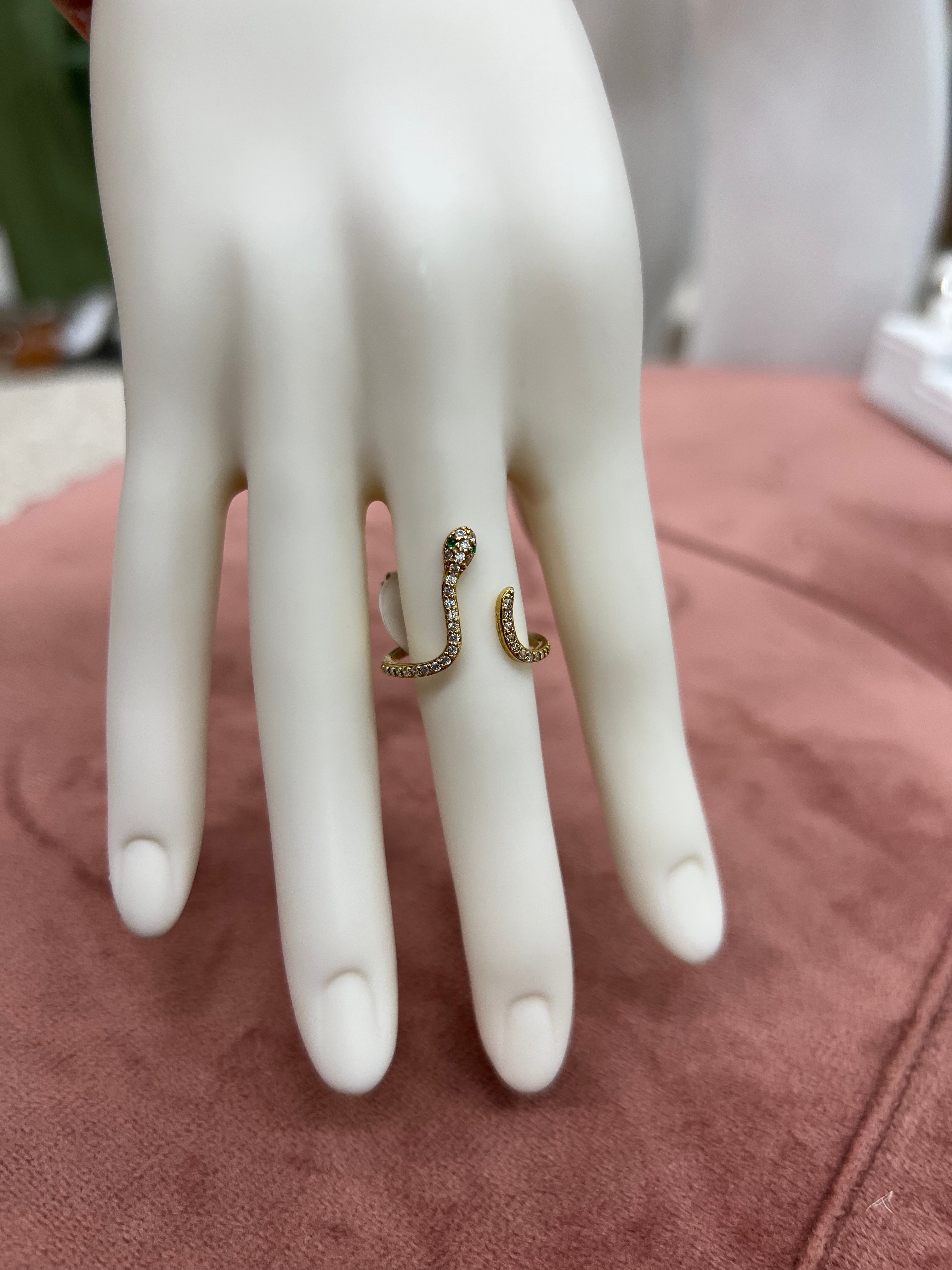 Silver 954 Mor Snake Ring
