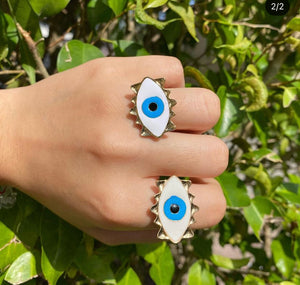 Fashion Evil Eye Ring Adjustable