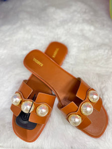 Pearl Caramel Sandals